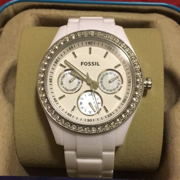 Fossil White Watch main image 8